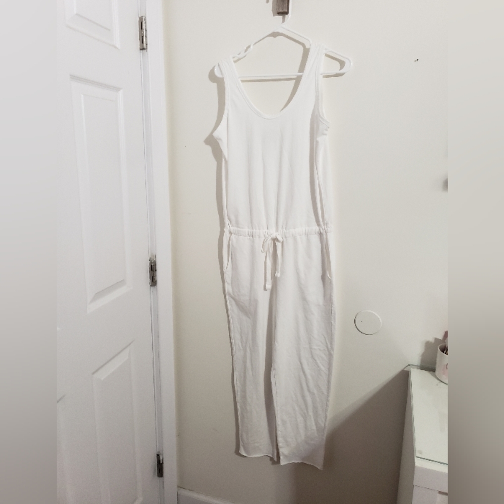 New Frank & Eileen White Tank Jumpsuit Heritage Jersey - Picture 7 of 10
